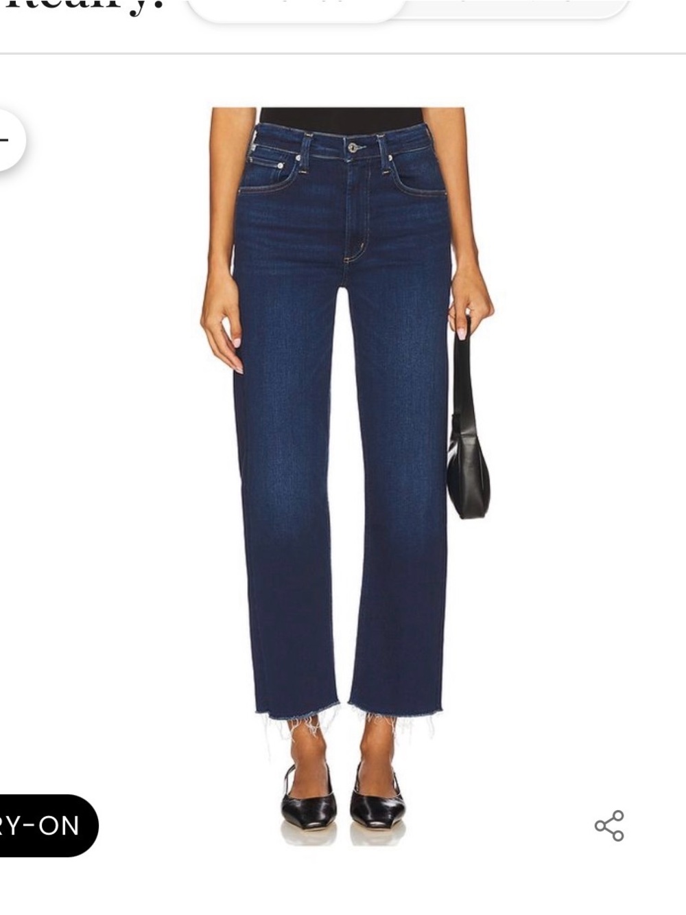 Citizens Of Humanity Palma Raw Hem Straight Leg Jeans